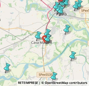 Mappa Via Sandro Pertini, 27051 Cava Manara PV, Italia (5.55526)