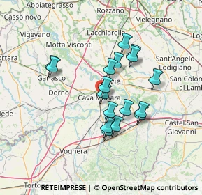 Mappa Via Sandro Pertini, 27051 Cava Manara PV, Italia (11.31471)