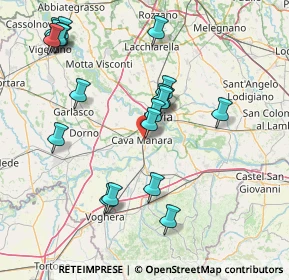Mappa Via Sandro Pertini, 27051 Cava Manara PV, Italia (16.797)