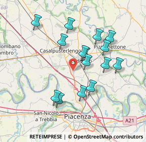 Mappa Via Piantada, 26861 Fombio LO, Italia (6.82467)