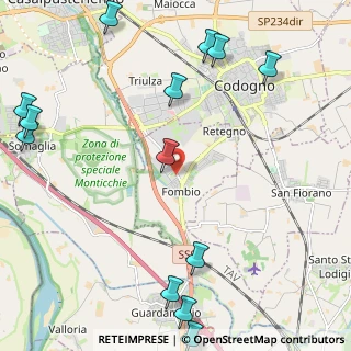 Mappa Via Piantada, 26861 Fombio LO, Italia (3.10077)