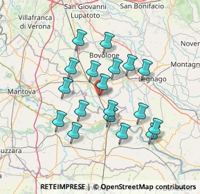 Mappa Via Aldo Moro, 37060 Gazzo Veronese VR, Italia (12.52778)