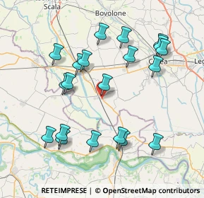 Mappa Via Aldo Moro, 37060 Gazzo Veronese VR, Italia (8.0905)