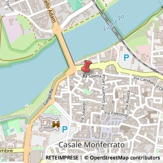 Mappa Via saletta 54, 15033 Casale Monferrato, Alessandria (Piemonte)