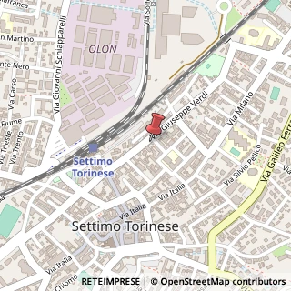 Mappa Via Michelangelo Buonarroti, 23, 10036 Settimo Torinese, Torino (Piemonte)