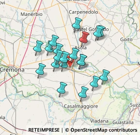 Mappa Via Trento e Trieste, 26034 Piadena CR, Italia (10.725)