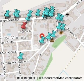 Mappa Via Giacomo Matteotti, 27051 Cava Manara PV, Italia (0.12222)