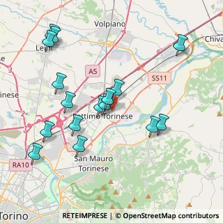 Mappa Via Salgari, 10036 Settimo Torinese TO, Italia (4.23125)