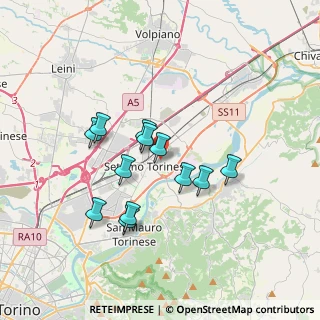 Mappa Via Salgari, 10036 Settimo Torinese TO, Italia (2.97917)