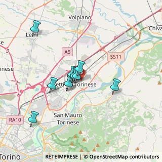 Mappa Via Salgari, 10036 Settimo Torinese TO, Italia (2.68909)