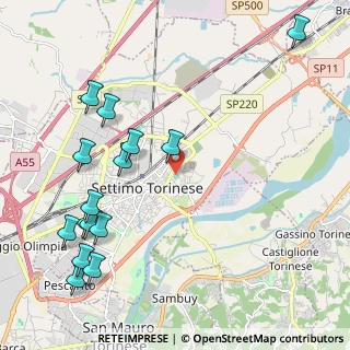 Mappa Via Salgari, 10036 Settimo Torinese TO, Italia (2.62133)