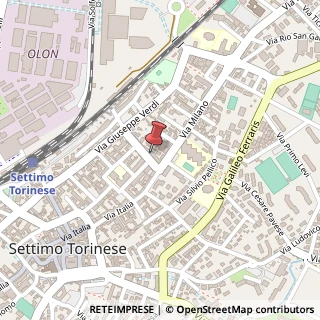 Mappa Via G. Galilei, 6, 10036 Settimo Torinese, Torino (Piemonte)