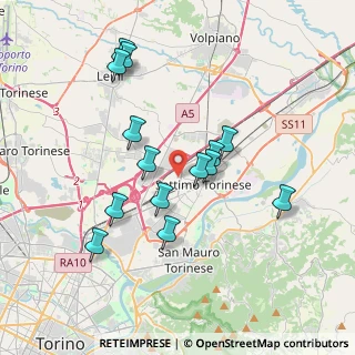 Mappa Via Monviso, 10036 Settimo Torinese TO, Italia (3.46286)