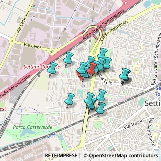 Mappa Via Monviso, 10036 Settimo Torinese TO, Italia (0.334)