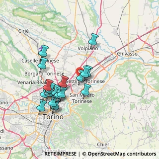 Mappa Via Monviso, 10036 Settimo Torinese TO, Italia (6.978)