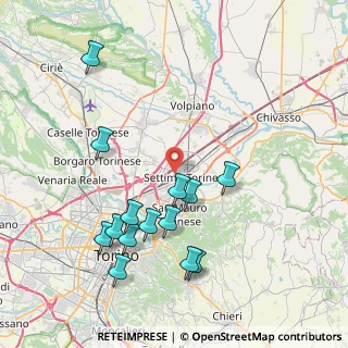 Mappa Via Monviso, 10036 Settimo Torinese TO, Italia (8.56571)