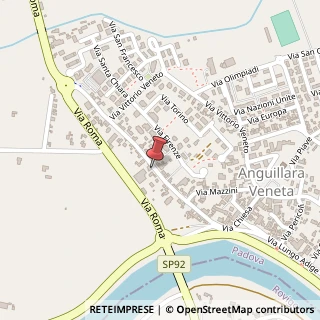 Mappa Via Roma, 43, 35022 Anguillara Veneta, Padova (Veneto)