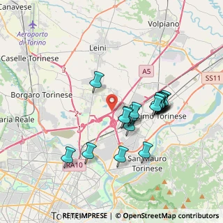 Mappa Tangenziale Nord di Torino, 10036 Torino TO, Italia (3.23056)