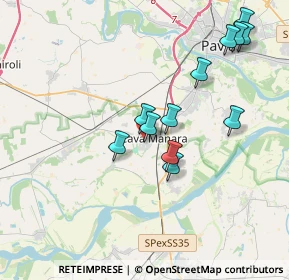 Mappa Via E. Zanoni, 27051 Cava Manara PV, Italia (3.67167)