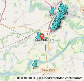 Mappa Via E. Zanoni, 27051 Cava Manara PV, Italia (4.2935)