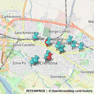 Mappa Via Dante, 26100 Cremona CR, Italia (0.79667)