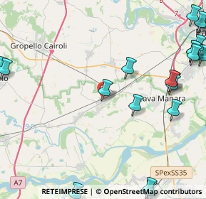 Mappa Via Cacciatori, 27030 Zinasco PV, Italia (6.4525)