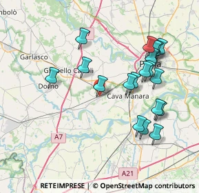 Mappa Via Cacciatori, 27030 Zinasco PV, Italia (7.9045)