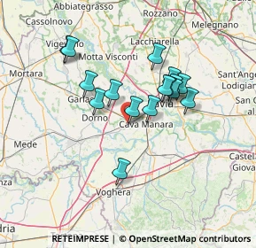 Mappa Via Cacciatori, 27030 Zinasco PV, Italia (11.50125)