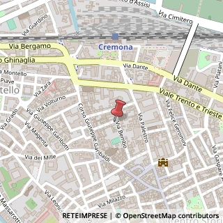 Mappa Via Elio Crotti,  17, 26100 Cremona, Cremona (Lombardia)