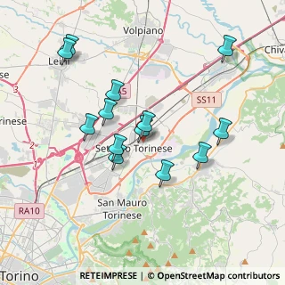 Mappa Via Galileo Ferraris, 10036 Settimo Torinese TO, Italia (3.51462)