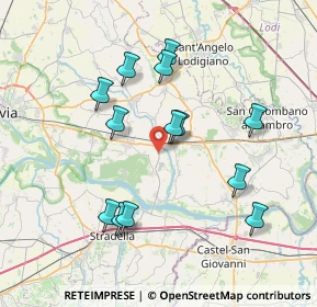 Mappa Strada Provinciale, 27014 Corteolona e Genzone PV, Italia (7.26923)