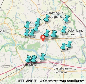Mappa Strada Provinciale, 27014 Corteolona e Genzone PV, Italia (6.97789)