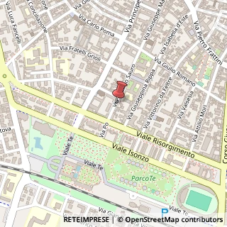 Mappa Via Nazario Sauro,  16, 46100 Mantova, Mantova (Lombardia)