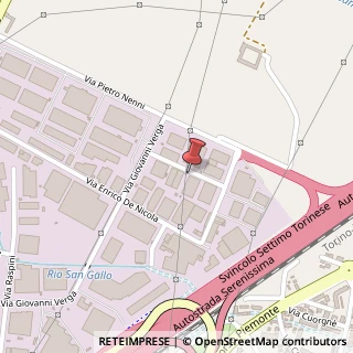 Mappa Via Giovanni Verga, 72, 10036 Settimo Torinese, Torino (Piemonte)