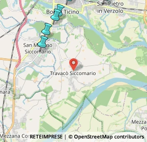 Mappa Strada Antonio Meucci, 27020 Travacò Siccomario PV, Italia (3.54267)