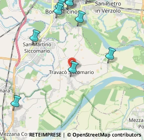 Mappa Strada Antonio Meucci, 27020 Travacò Siccomario PV, Italia (3.332)
