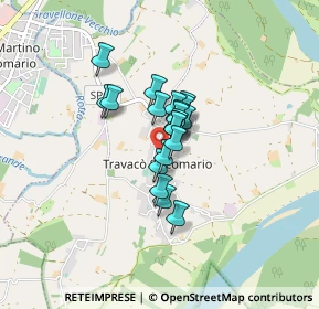 Mappa Strada Antonio Meucci, 27020 Travacò Siccomario PV, Italia (0.4725)