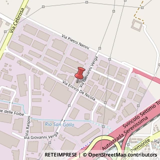 Mappa Via Enrico de Nicola, 7/bis, 10036 Settimo Torinese, Torino (Piemonte)