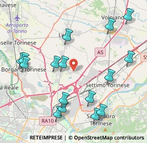 Mappa Via Antonio Meucci, 10079 Mappano TO, Italia (4.7475)