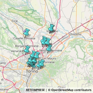 Mappa Via Luigi, 10036 Settimo Torinese TO, Italia (6.84556)