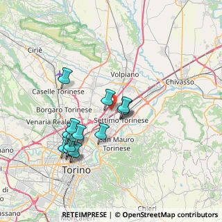 Mappa Via Luigi, 10036 Settimo Torinese TO, Italia (7.04867)