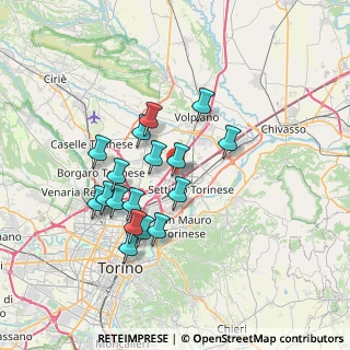 Mappa Via Luigi, 10036 Settimo Torinese TO, Italia (6.27529)