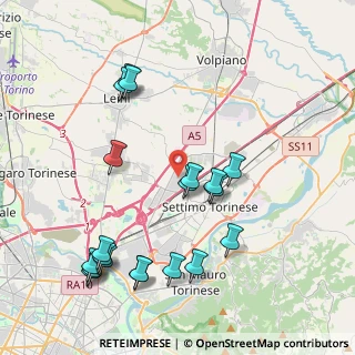 Mappa Via Luigi, 10036 Settimo Torinese TO, Italia (4.5855)