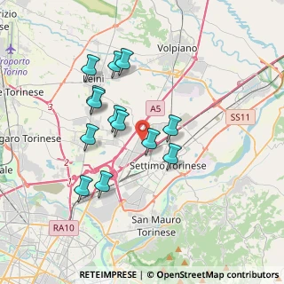 Mappa Via Luigi, 10036 Settimo Torinese TO, Italia (3.22)