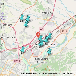 Mappa Via Luigi, 10036 Settimo Torinese TO, Italia (3.145)