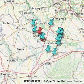 Mappa Via Zinasco, 27020 Dorno PV, Italia (10.7175)