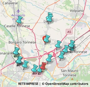 Mappa Via Carducci, 10072 Mappano TO, Italia (4.6465)