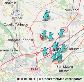 Mappa Strada Cuorgnè, 10079 Mappano TO, Italia (3.2825)