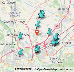 Mappa Strada Cuorgnè, 10079 Mappano TO, Italia (3.74889)