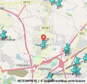 Mappa Strada Cuorgnè, 10079 Mappano TO, Italia (3.45444)